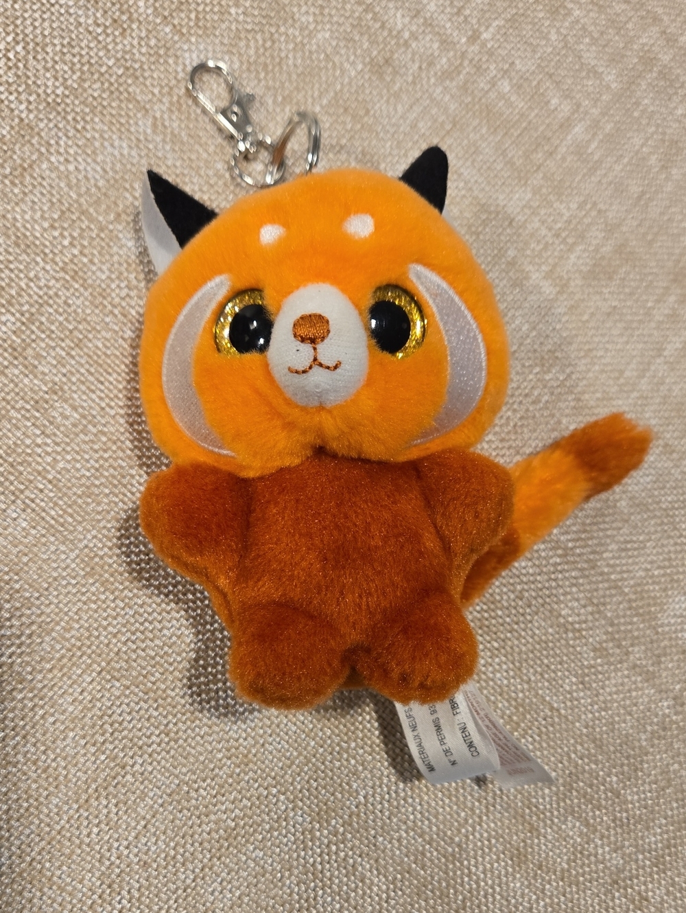 Aurora YooHoo Red Panda Plush Keychain EUC 5" (Including Key Ring)